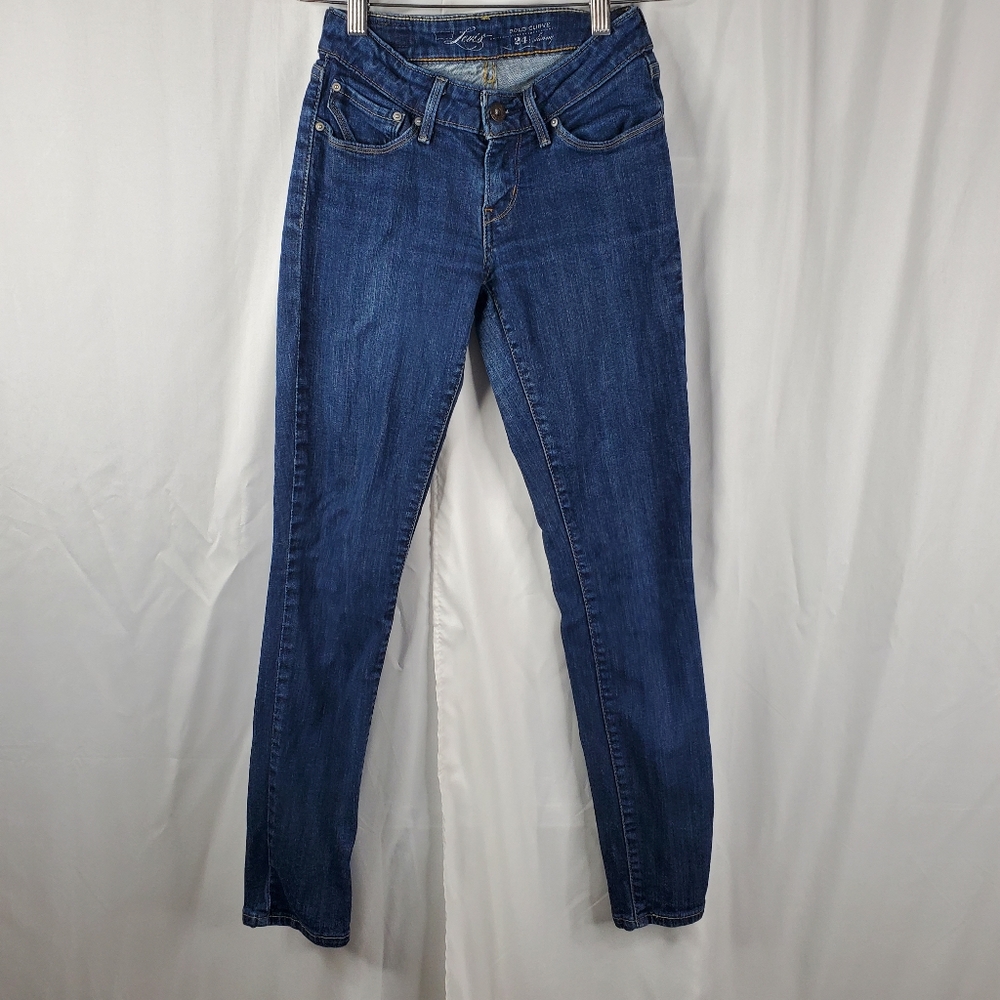 ♤ Levis Bold Curve Skinny Blue Jeans Size 24x30
